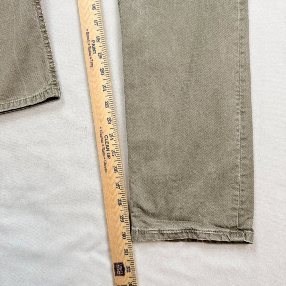 MAC Jeans Arne Pipe Mens 38x32 Slim Fit Pants Olive Taupe German Designed EUC‎